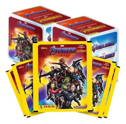 Avengers Engame Panini Caja Con 48 Sobres Sellados