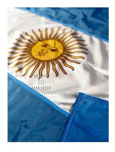 Bandera Argentina De Flameo *90x144cms* - Oficial Reforzada