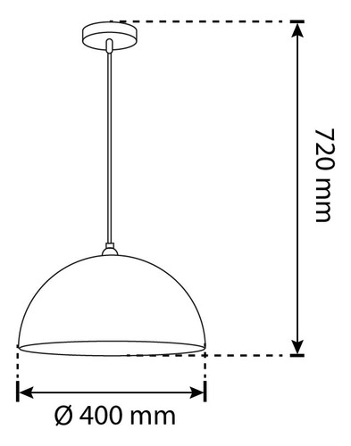 Lámpara Colgante Massima, 15 W, Base E27 Interior, Aluminio Estructura Blanco