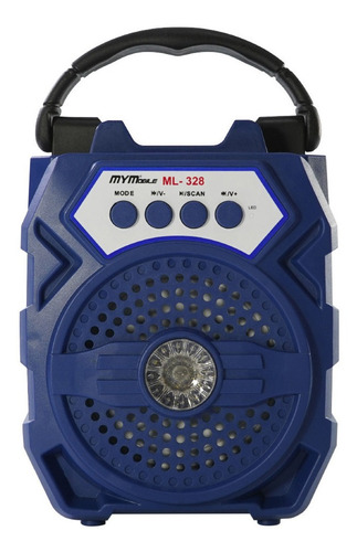 Parlante Bluetooth Recargable 5w Usb Micro Sd Fm + Micrófono