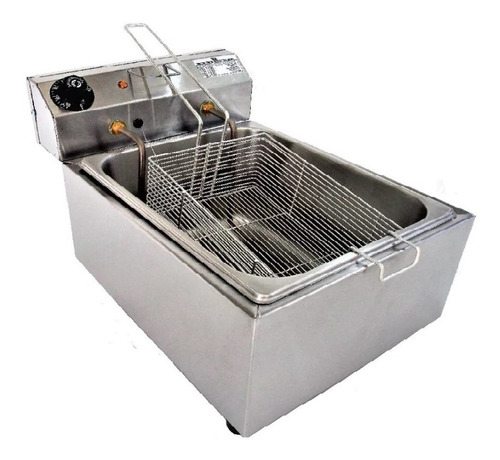 Fritadeira Elétrica Profissional 5 Litros Aço Inox Supritecs