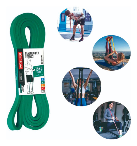 Banda Elásticas De Resistencia 33lb Ejercicio Casa Gimnasio