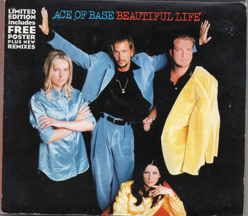 Ace Of Base Beautiful Life (remixes) Single Cd 4 Tr + Poster