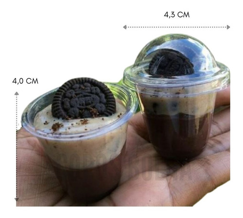 96 Uni Mini Copo Bolha 25 Ml Flip - Melhor Preço - Envio 24h
