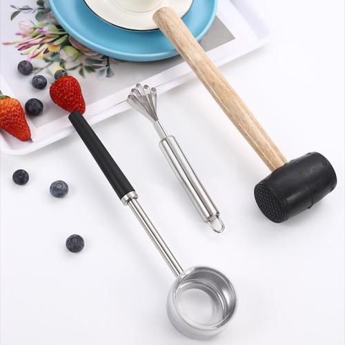 Kit De Herramientas De Apertura De Cocos De 3 Unidades Para