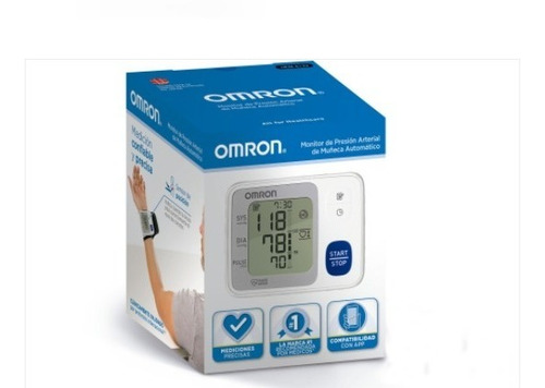 Imagen 2 de 7 de Omron Monitor De Presión Arterial De Muñeca Hem-6132 Color Blanco