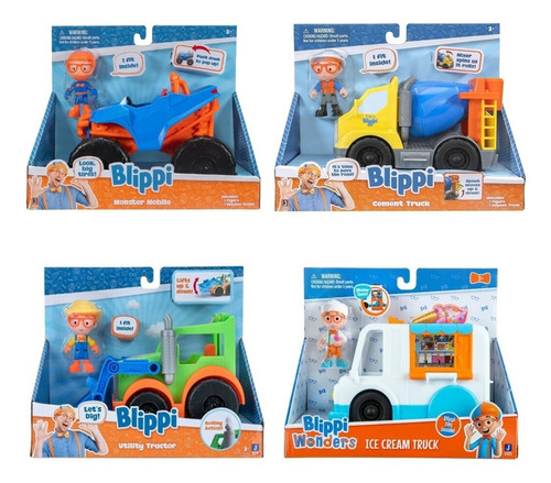 Blippi Vehículo + Figura