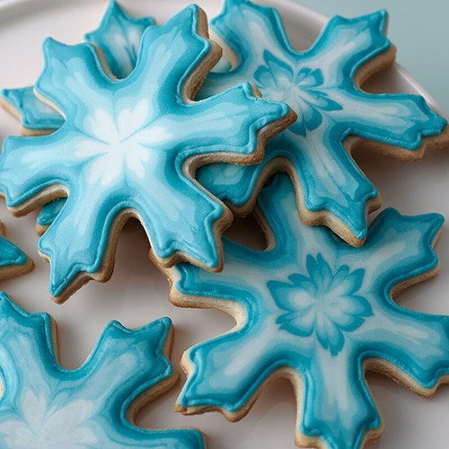 Imagen 4 de 7 de Cortantes Copos De Nieve Frozen Galletitas Wilton Titanweb
