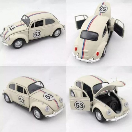 Fusca Herbie 53 Retro 1967 / 1:32 / Miniatura 9901cw53