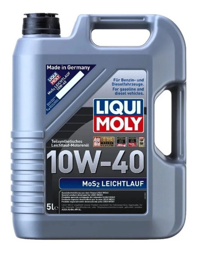 Aceite 10w40 Liqui Moly Mos2 Leichtlauf  5 L