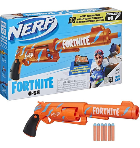 Nerf Fortnite 6-sh - Envio Inmediato