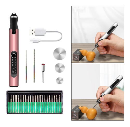 Micro Grabador Pluma Kit De Herramientas De Grabado Joyas De