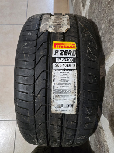 Set De 2 Llantas Pirelli Zero 285/40/zr19 Made In Germany Zr (Usado)