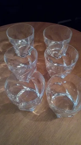 6 Vasos De Wisky De Vidrio (Usado)