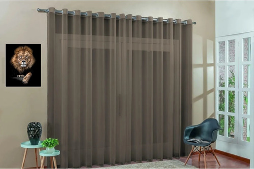  Admirare Barcelona De 2.5m X 4m Liso Cor Avelã - Unidade De 1