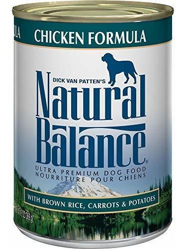 Natural Balance Ultra Premium Wet Dog Food, Fórmula Pollo Co