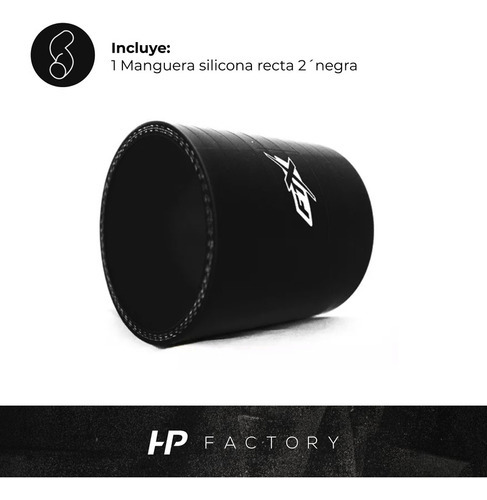 Manguera Silicona Recta 2´ Negro Ftx Fueltech
