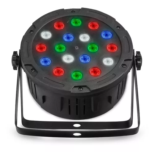 Cañón Led Luces Dj Rgbw De 18 X 3w Dmx512 Steelpro