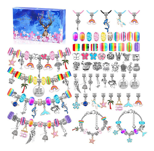 Kit De Fabricación De Pulseras Con Set De Colgantes De Perla