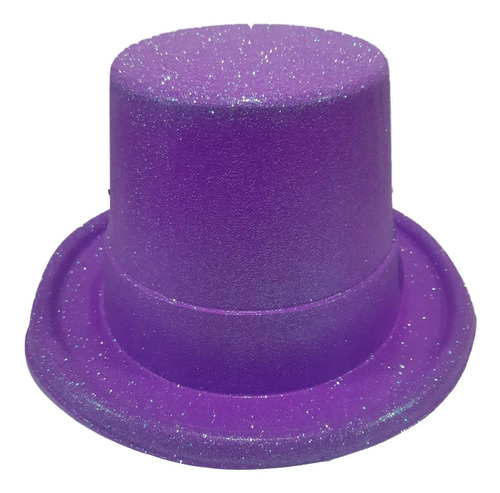 12 Sombrero Copa Mago Glitter Diamantina Color Especifico