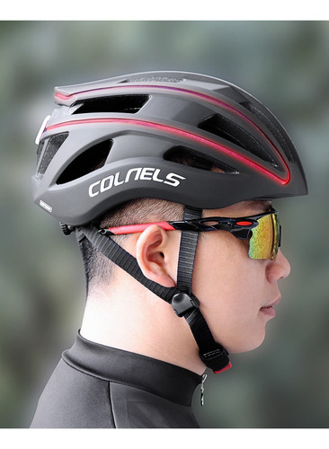 Casco De Bicicleta Con Luz Trasera Led