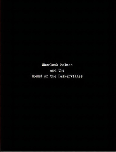 Sherlock Holmes And The Hound Of The Baskervilles - Staged Reader's Edition, De Rob Larson. Editorial Lulu Com, Tapa Blanda En Inglés