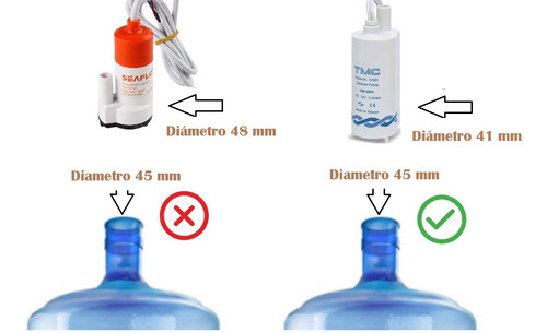 Bomba Para Bidón Sumergible 12v Rodante Motorhome Teardrop