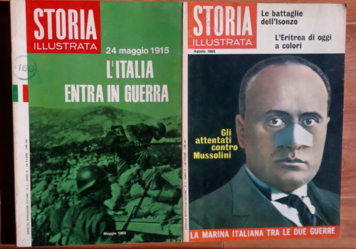 Storia Illustrata N° 5 Y 8 Mussolini / Italia - 1965