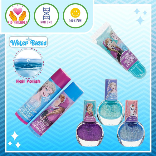 Estuche De Maquillaje Frozen Para Niñas Con Sabores Y Aromas