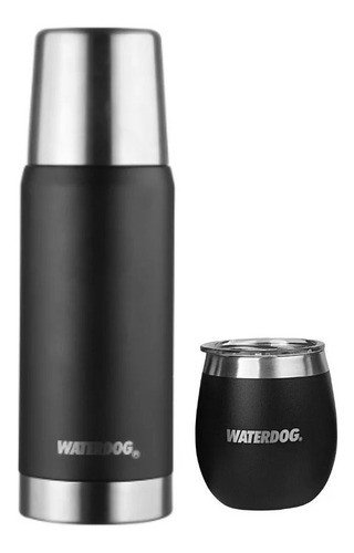  Termo Waterdog Acero Inox Obus 750cc + Mate Térmico 240cc