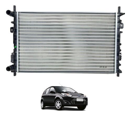 Radiador Fiesta Zetec Rocam 2004 2005 2006 A 2012 1.0 1.6