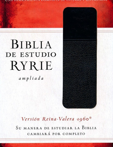 Biblia De Estudio Ryrie Dos Tonos Color Negro Tf
