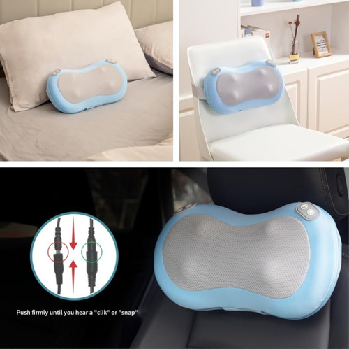 Masajeador De Cuello Y Espalda Shiatsu Con Calor Masajeador