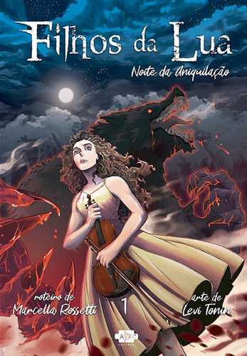 Filhos da Lua: Noite da Aniquilação, de Rossetti, Marcella. Avec Editora e Comércio de Livros Ltda. em português, 2021