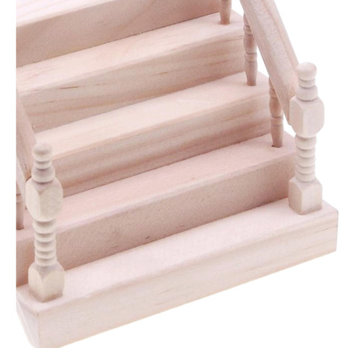Barandilla De Casa De Muñecas, Escalera Artesanal Compacta