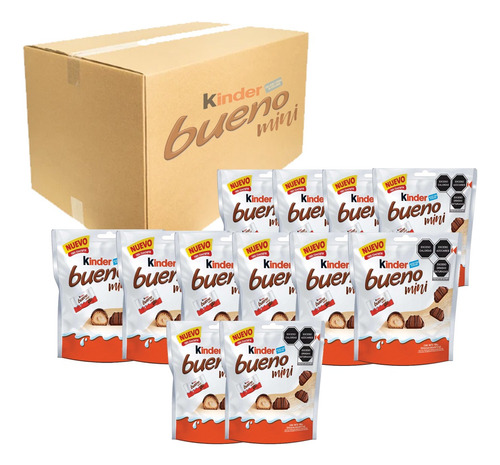 Kinder Bueno Mini 12 Bolsas De 105g C/u