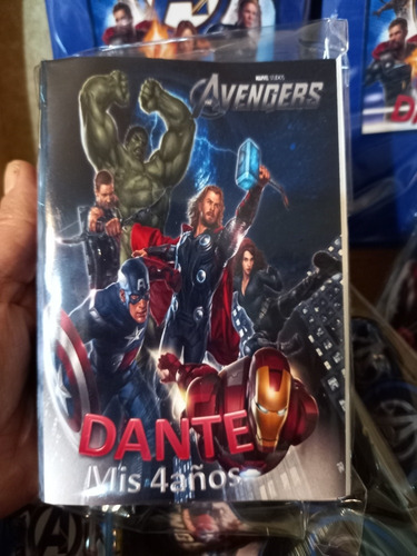 Imagen 5 de 6 de Pack Sorpresitas Avengers Súper Héroes Personalizadas