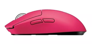 Mouse gamer de juego inalámbrico recargable Logitech Pro Series Pro X Superlight rosa