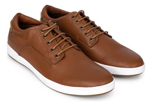 Zapato Hombre Cuero Mocasin Nautico Urbano Comodo Briganti