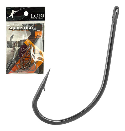 Anzol Lori Maruseigo Black 12 (cartela C/ 25un)