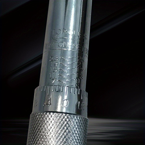 Chave De Torque Cromada Com Alça De Aço 45 # Com Marcações D