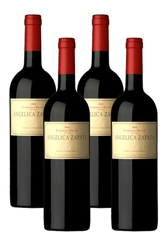 Vino Angelica Zapata Cabernet Franc Alta 750ml Caja X 4u