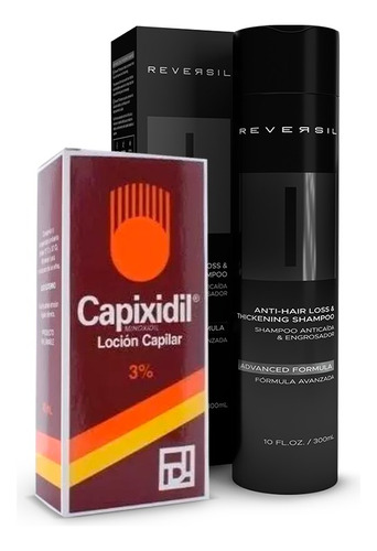 Capixidil Minoxidil + Reversil® Shampoo | Pack Anti Caída