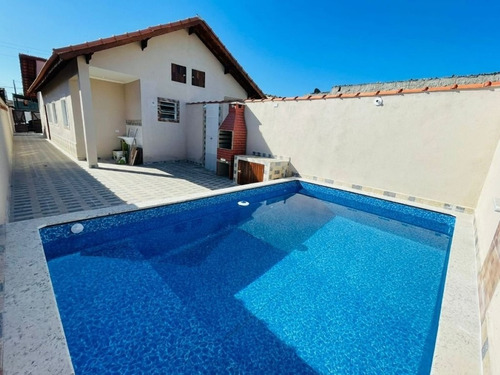 Imagem 1 de 15 de Linda Casa Com Piscina, Churrasqueira E 1 Suíte Em Itanhaém, Litoral Sul De Sp. Aceita Financiamento Bancário.