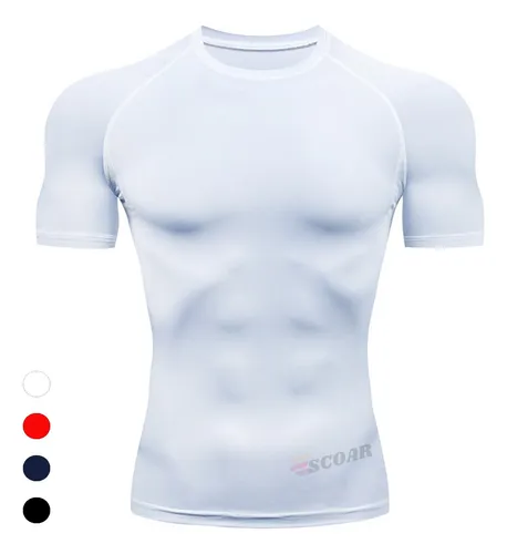 Camiseta compresion blanca hotsell