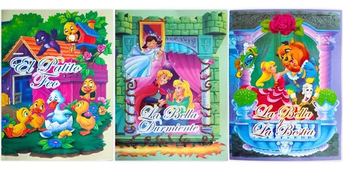 comprar Pack 3 Cuentos Clásicos Para Niños A Full Color
