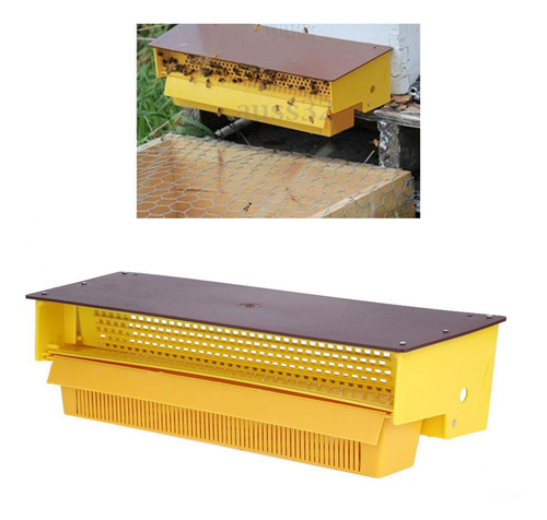 2 Colector De Bandeja Extraíble De Polen Amarillo De Trampa