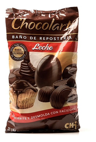 Chocolate Con Leche Chocolart 4 Unidades X 1kg