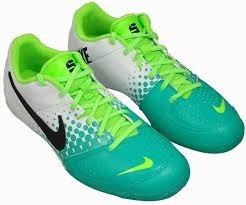 Zapatos Nike 5 Para Futbol Sala Verde Con Blanco (45)