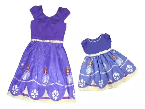 Vestido Fantasia Princesa Sofia (Princesa Encantada) + Acessórios + Fr –  Tudo Mamães